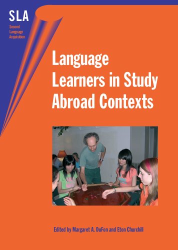 Language Learners In Study Abroad Contexts Second Language Acquisition Margaret Dufon