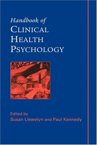 Handbook Of Clinical Health Psychology 1st Edition Susan Llewelyn