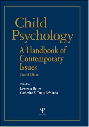 Child Psychology A Handbook Of Contemporary Issues 2nd Edition Lawrence Balter
