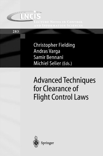 Advanced Techniques For Clearance Of Flight Control Laws 1st Edition Chris Fielding