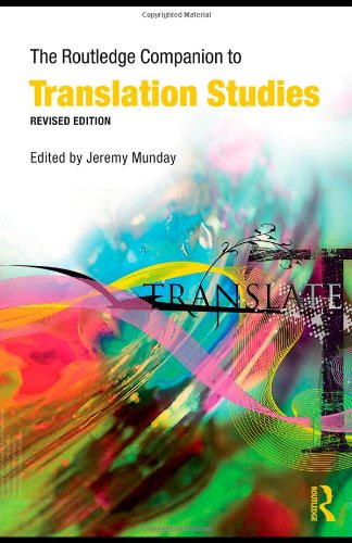 The Routledge Companion To Translation Studies Jeremy Munday