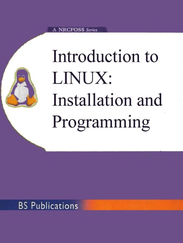 Introduction To Linux Installation And Programming Venkateswarlu