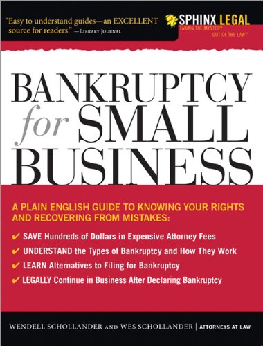 Bankruptcy For Small Business 2revised Wendell Schollander