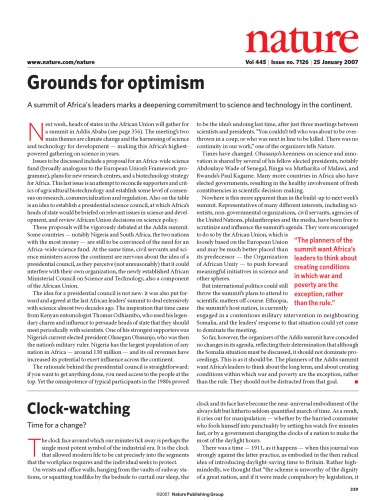 Nature Magazine 20070125 Vol 445 No 7126 Pp 339451 445 7126 Nature Publishing Group