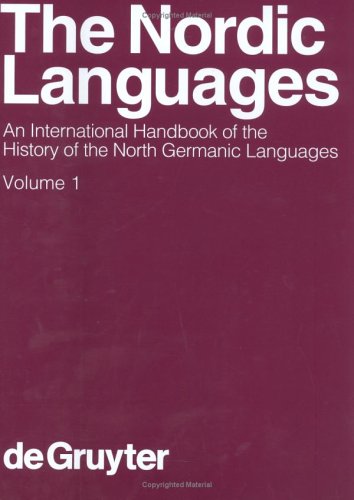 The Nordic Languages An International Handbook Of The History Of The North Germanic Languages V 1 Oskar Bandle