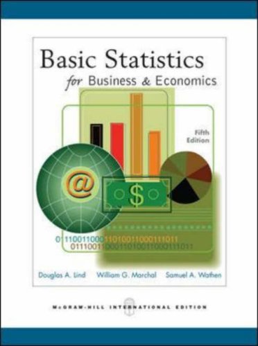 Basic Statistics For Business Economics Business Statistics 5th Douglas A Lind