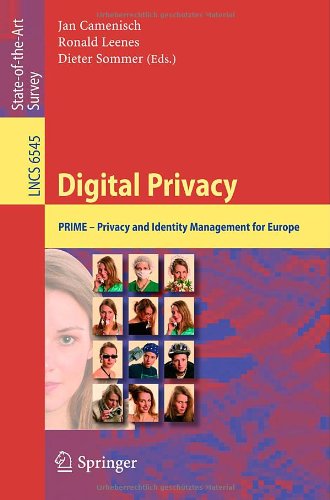 Digital Privacy Prime Privacy And Identity Management For Europe 1st Edition Jan Camenisch