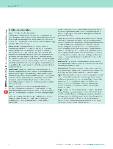 Nature Biotechnology September 2006 Volume 24 No 9 24 9 Andrew Marshall