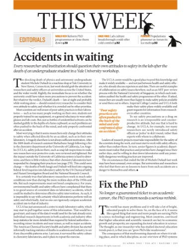 Nature Nature Magazine Vol 472 Pp 259384 2011 April 21 472 7343 Phillip Campbell