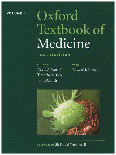 Oxford Textbook Of Medicine 3 Volume Set 4th Edition David Warrell