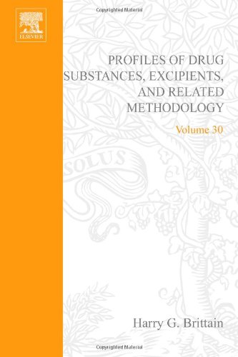 Analytical Profiles Of Drug Substances Excipients And Related Methodology 1st Edition Harry G Brittain Eds