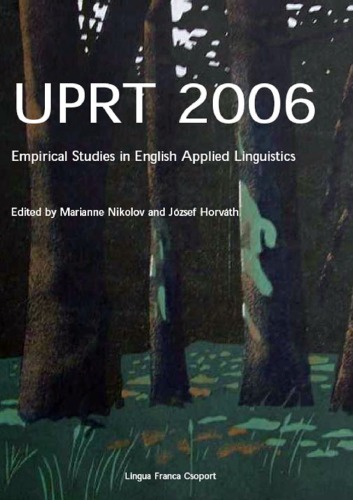 Empirical Studies In English Applied Linguistics Edited By Marianne Nikolov And Jzsef Horvth