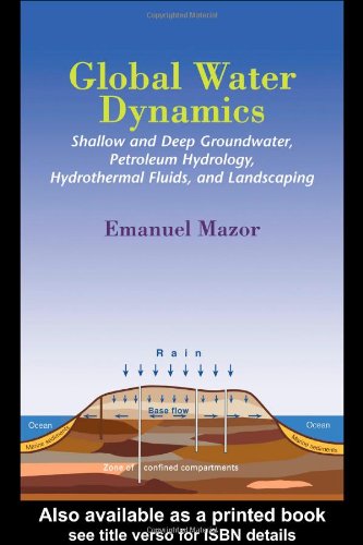 Global Water Dynamics Shallow And Deep Groundwater Petroleum Hydrology Hydrothermal Fluids And Landscaping Books In Soils Plants And The Environment 1st Edition Emanuel Mazor