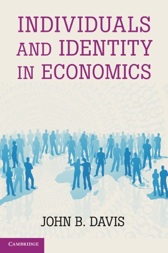 Individuals And Identity In Economics John B Davis