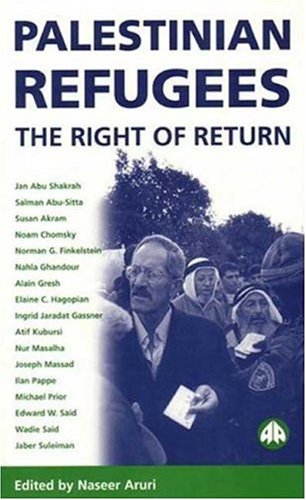 Palestinian Refugees The Right Of Return Pluto Middle Eastern Studies Naseer Aruri