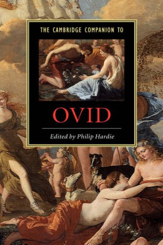 The Cambridge Companion To Ovid Cambridge Companions To Literature Philip Hardie