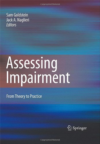 Assessing Impairment From Theory To Practice 1st Edition Sam Goldstein