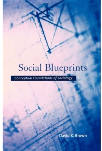 Social Blueprints Conceptual Foundations Of Sociology 1st Edition David K Brown