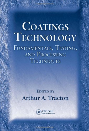 Coatings Technology Fundamentals Testing And Processing Techniques Arthur A Tracton