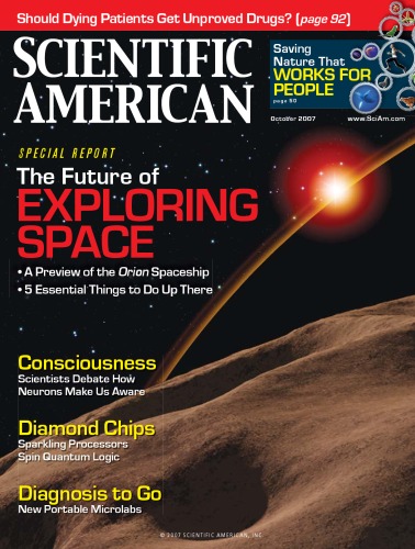 The Future Of Exploring Space Scientific American Magazine 102007 1st Edition Scientific American Magazine