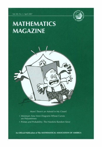 Mathematics Magazine 2007 2 Walter Stromquist Editor In Chief