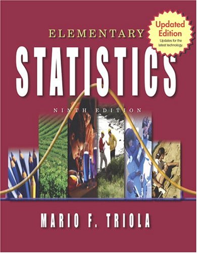 Elementary Statistics Updates For The Latest Technology 9th Updated Edition 9th Edition Mario F Triola