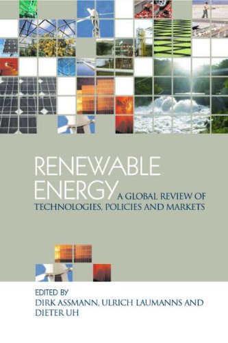 Renewable Energy A Global Review Of Technologies Policies And Markets Dirk Assmann