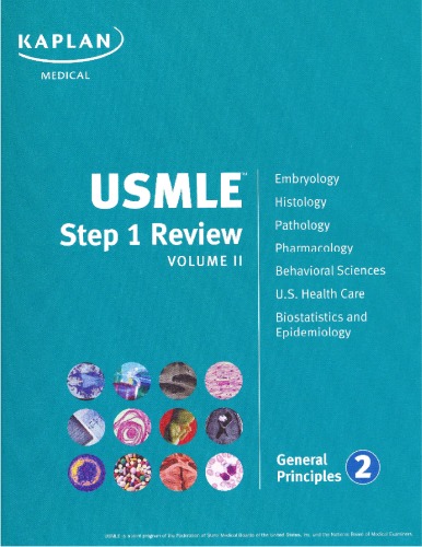 2008 Kaplan Usmle Step 1 Home Study Programbrand New Volume Ii General Principles Book 2 By Kaplan