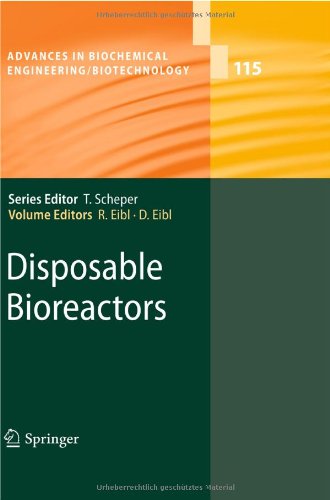 Disposable Bioreactors 1st Edition Ren Brecht Auth Regine Eibl