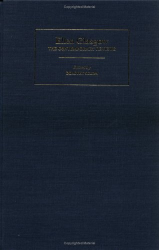 Ellen Glasgow The Contemporary Reviews American Critical Archives No 3 Dorothy M Scura Editor
