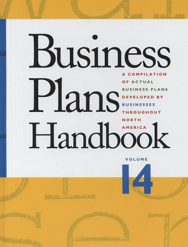 Business Plans Handbook Volume 14 14th Edition Lynn Pearce