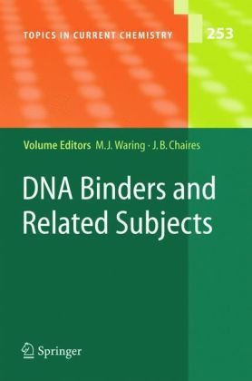 Dna Binders And Related Subjects 1st Edition Peter B Dervan