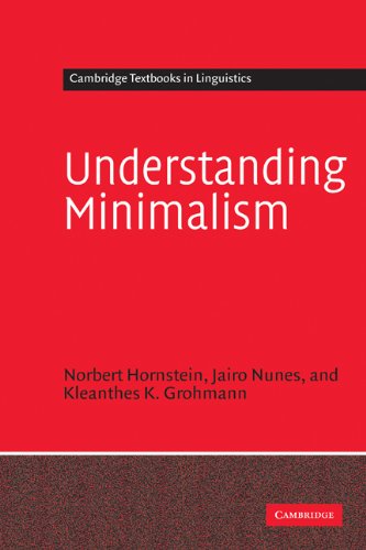 Understanding Minimalism Cambridge Textbooks In Linguistics Norbert Hornstein