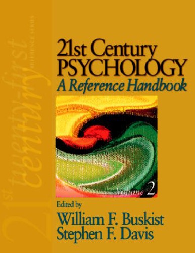 21st Century Psychology A Reference Handbook Sage 21st Century Reference Dr Stephen F Davis