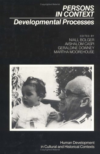 Persons In Context Developmental Processes Niall Bolger Avshalom Caspi