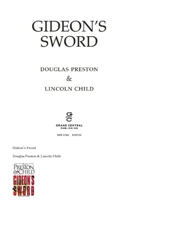 Gideons Sword Douglas Preston Lincoln Child