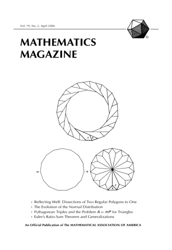 Mathematics Magazine 79 2 Walter Stromquist Editor In Chief