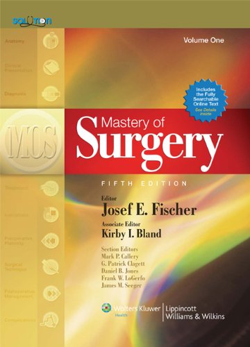Mastery Of Surgery 2 Volume Set 5th Ed Fifth Josef E Fischer