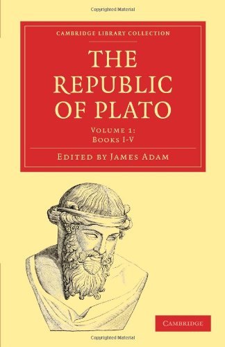 The Republic Of Plato 1st Edition James Adam Editor