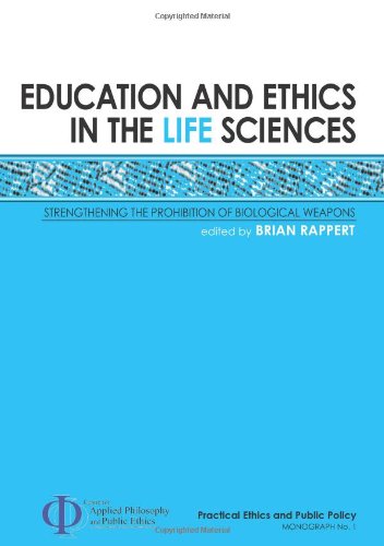 Education And Ethics In The Life Sciences Strengthening The Prohibition Of Biological Weapons Brian Rappert