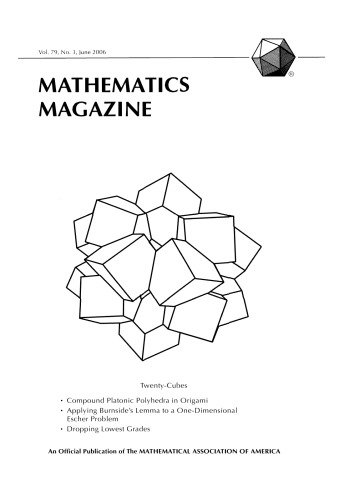 Mathematics Magazine 79 3 Walter Stromquist Editor In Chief