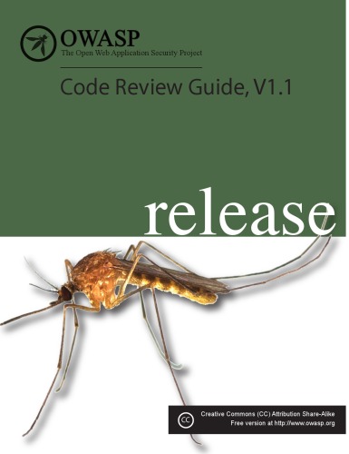 The Open Web Application Security Project Owasp Code Review Guide V11 Matteo Meucci