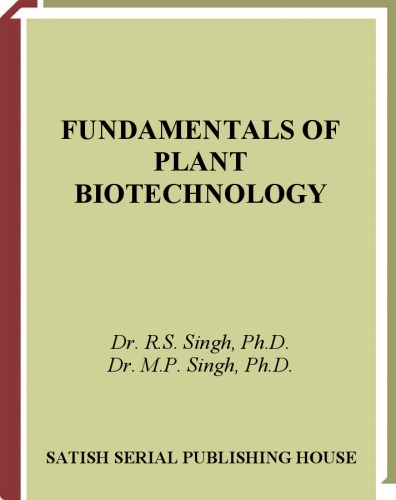 Fundamentals Of Plant Biotechnology Dr Bs Singh Et Al