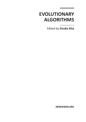 Evolutionary Algorithms Edited By Eisuke Kita