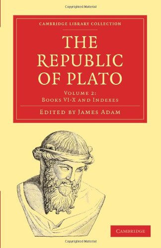The Republic Of Plato 1st Edition James Adam
