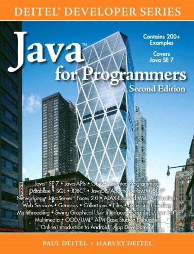 Java For Programmers Second Edition 2nd Edition Paul J Deitel