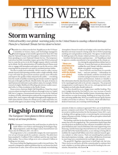 Nature Nature Magazine Vol 473 Pp 5118 2011 May 5 473 7345 Philip Campbell
