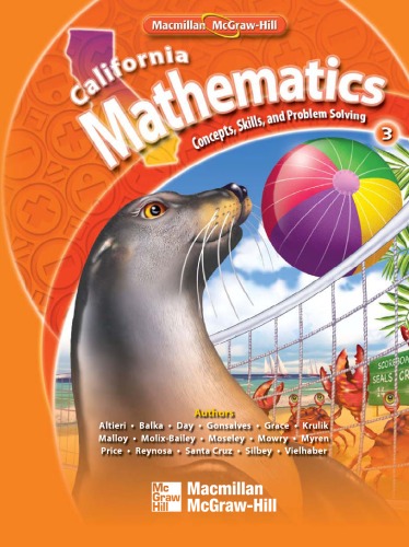 California Mathematics Grade 3 Roger Day Philip D Gonsalves