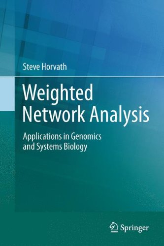 Weighted Network Analysis Applications In Genomics And Systems Biology 1st Edition Steve Horvath Auth