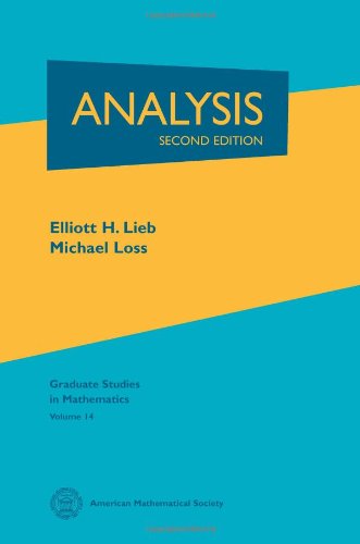 Analysis 2nd Edition Elliott H Lieb Michael Loss